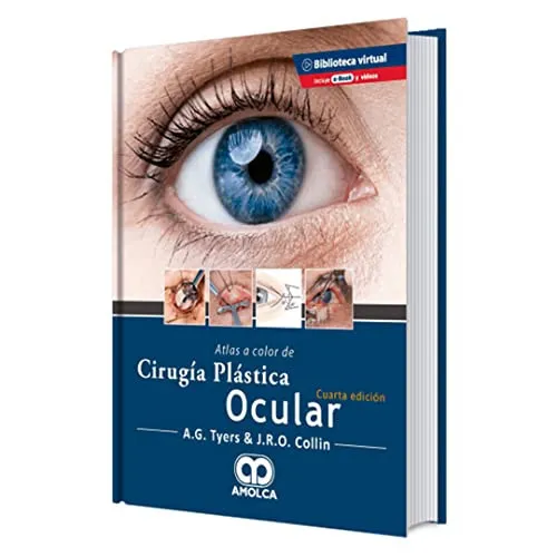 Portada de Atlas a color de cirugía plástica ocular.