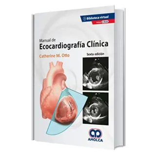 Portada de Manual de Ecocardiografía Clínica + E-Book