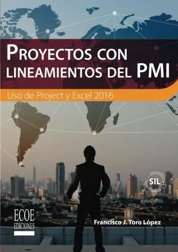 Portada de Proyectos con lineamientos del PMI: uso de Project y Excel 2016