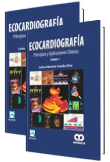 Portada de Ecocardiografía principios y aplicaciones clínicas