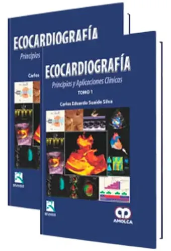 Portada de Ecocardiografía principios y aplicaciones clínicas
