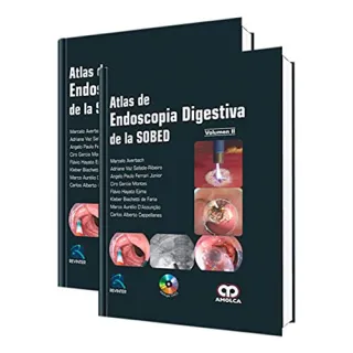 Portada de Atlas de Endoscopia Digestiva de la SOBED, 2 vol. (Spanish Edition)