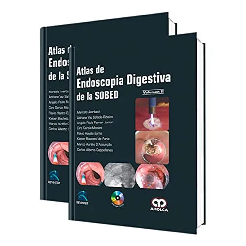Portada de Atlas de Endoscopia Digestiva de la SOBED, 2 vol. (Spanish Edition)