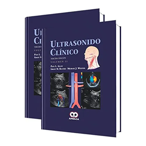 Portada de Ultrasonido clinico 2 vol. (Spanish Edition)