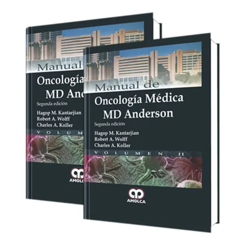 Portada de Manual de oncología médica MD Anderson