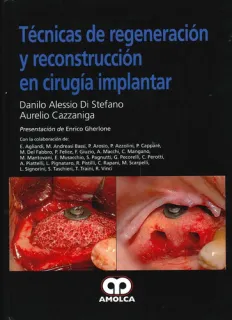 Portada de Técnicas de regeneración y reconstrucción en cirugía implantar