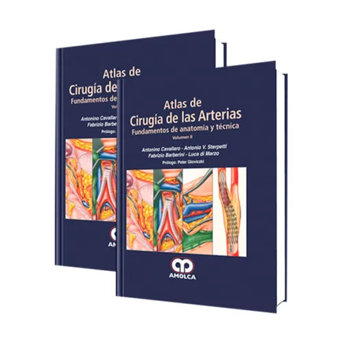 Portada de Atlas de cirugía de las arterias. Fundamentos de anatomía y técnica. 2 Volúmenes (Spanish Edition)