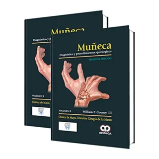 Portada de Muñeca Diagnóstico y procedimientos quirúrgicos – 2 Tomos – Segunda edición