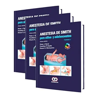 Portada de Anestesia de Smith para niños y adolescentes, 8.ª edición (3 tomos)