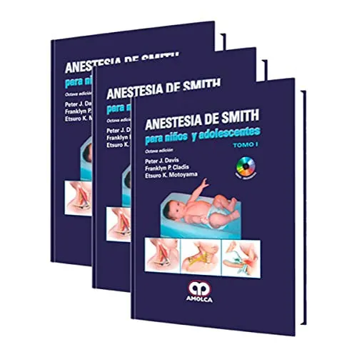 Portada de Anestesia de Smith para niños y adolescentes, 8.ª edición (3 tomos)