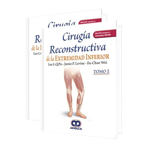 Portada de Cirugía Reconstructiva de la Extremidad Inferior 2 Tomos