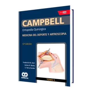 Portada de CAMPBELL Ortopedia Quirúrgica, Tomo 5: Medicina del Deporte y Artroscopia + E-Book y Videos