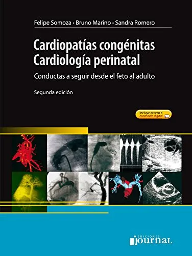 Portada de Cardiopatías congénitas. Cardiología perinatal (Spanish Edition)