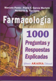 Portada de Farmacología 1000 preguntas y respuestas explicadas