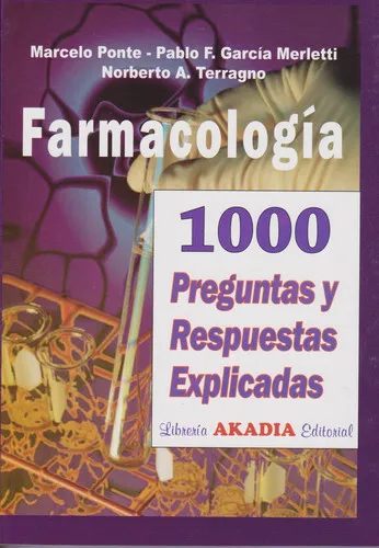 Portada de Farmacología 1000 preguntas y respuestas explicadas