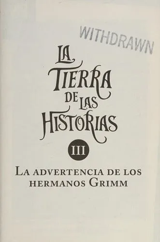 Portada de La Advertencia de Los Hermanos Grimm