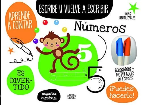 Portada de Números: Escribe y vuelve a escribir