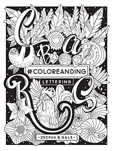 Portada de #Coloreanding: Lettering