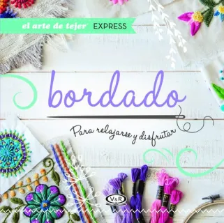 Portada de Bordado, para relajarse y disfrutar