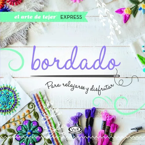 Portada de Bordado, para relajarse y disfrutar