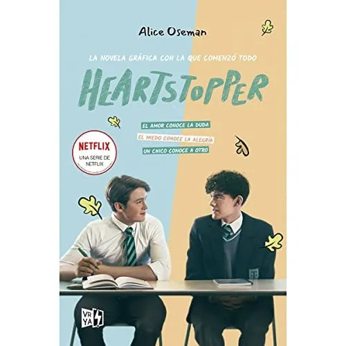 Portada de Heartstopper Tomo 1 (Cubierta Netflix)