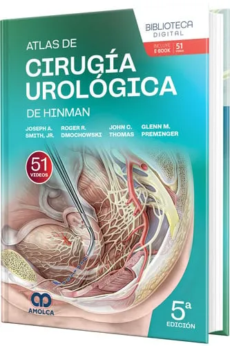 Portada de Atlas de cirugía urológica de Hinman