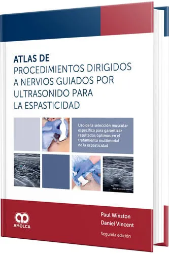 Portada de Atlas de procedimientos dirigidos a nervios guiados por ultrasonido para la espasticidad