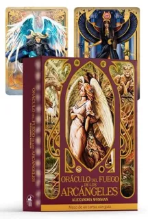 Portada de ORCULO DEL FUEGO DE LOS ARCNGELES mazo de 40 cartas con gua